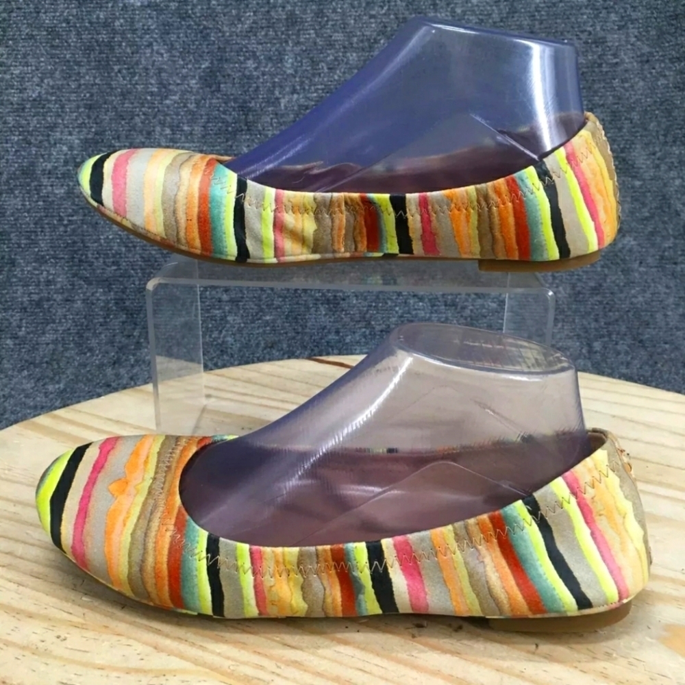 Lucky Brand Emmie Casual Flats Striped Slip On Shoes Women’s Size 8M🌴
